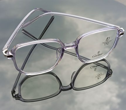 Transparent Gray Glasses