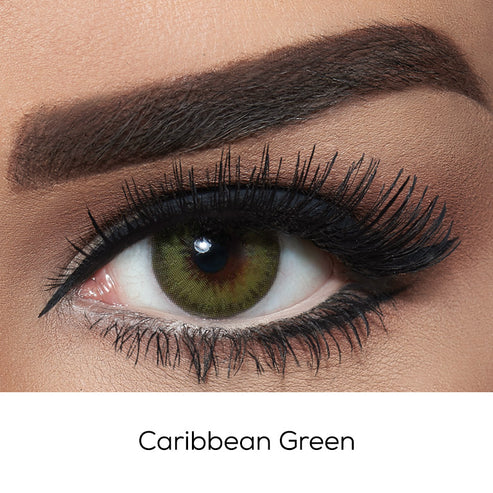 Bella Contact Lenses Caribbean Green