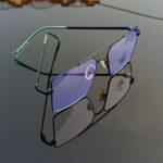 Blue With Black Glasses