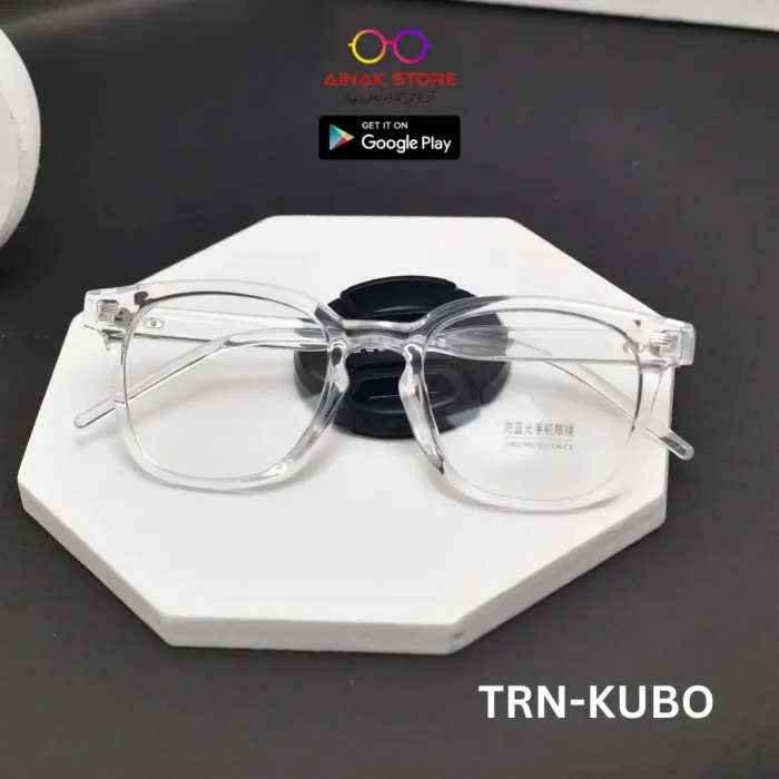 transparent frame glasses 1