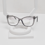 cat eye glasses grey