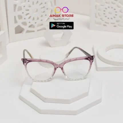 cat eye glasses transparent 2