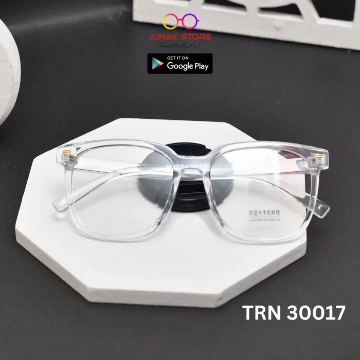 clear frame glasses 1