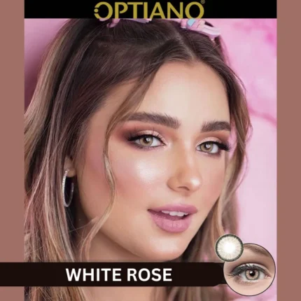 optiano lenses white rose