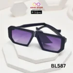 black rectangle sunglasses