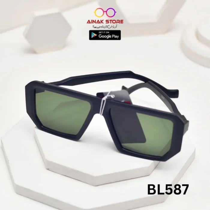 black rectangle sunglasses mens
